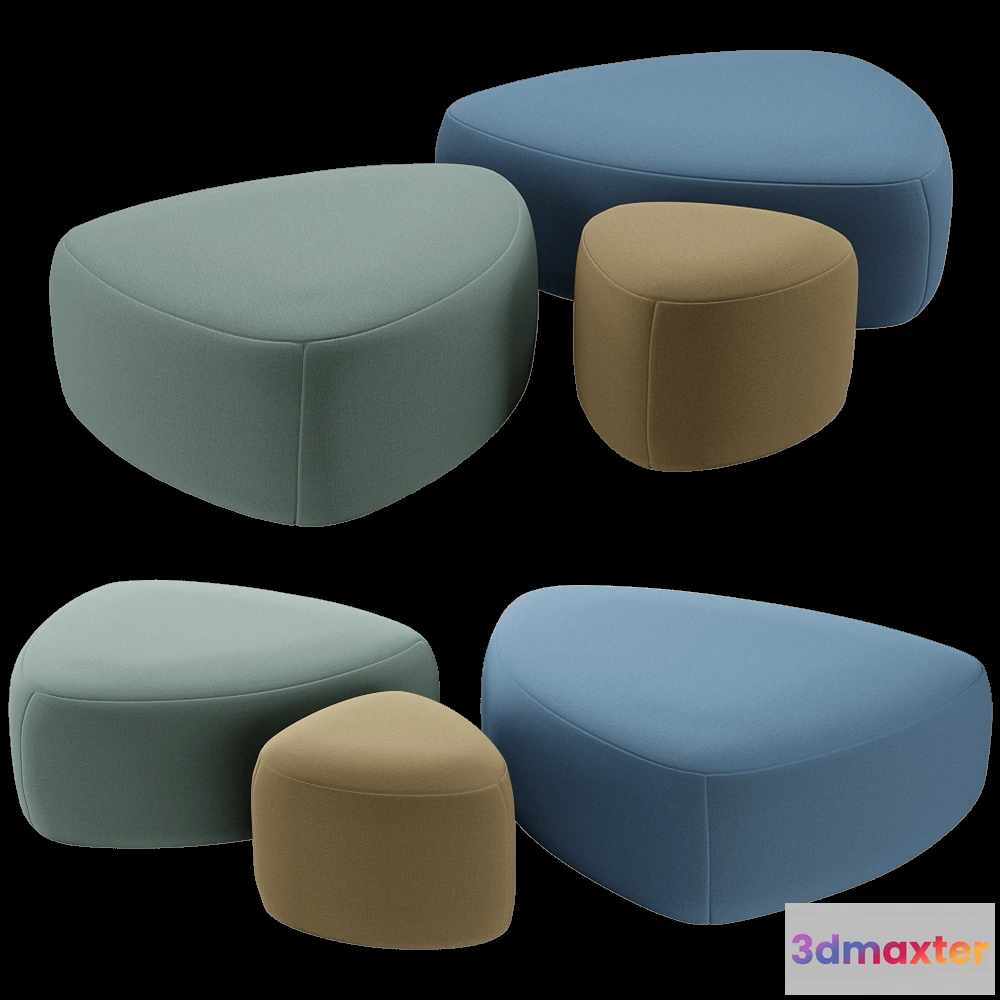 1626612 - LEYFORM - Pouf Gogo 3D Max