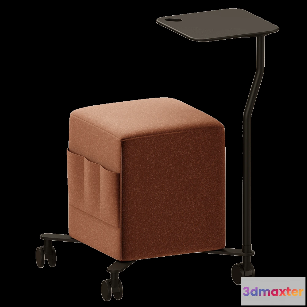 1626666 - MDF Italia - Stool on casters 3D Max