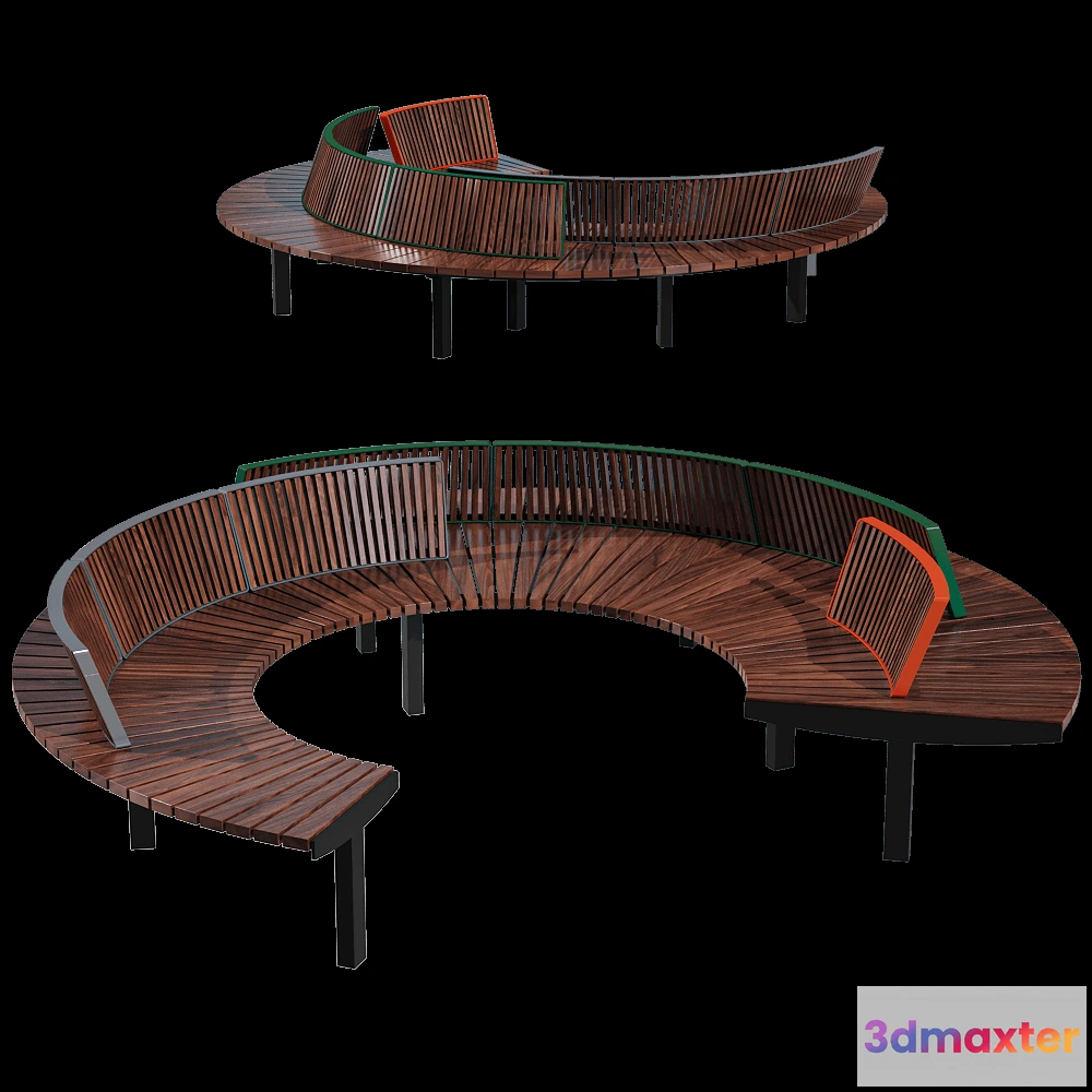 1626756 - mmcité - Seating element Lago 3D Max