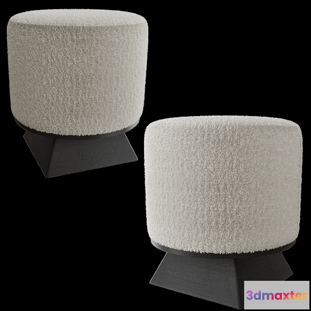 1626776 - Modenature - Pouf ALFIE 3D Max