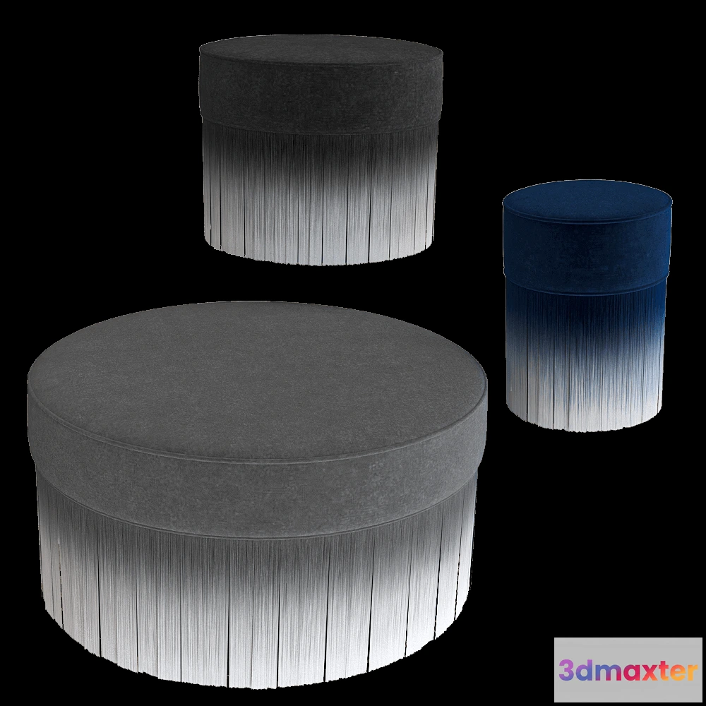 1626808 - Moooi  - Pouf Amami 3D Max