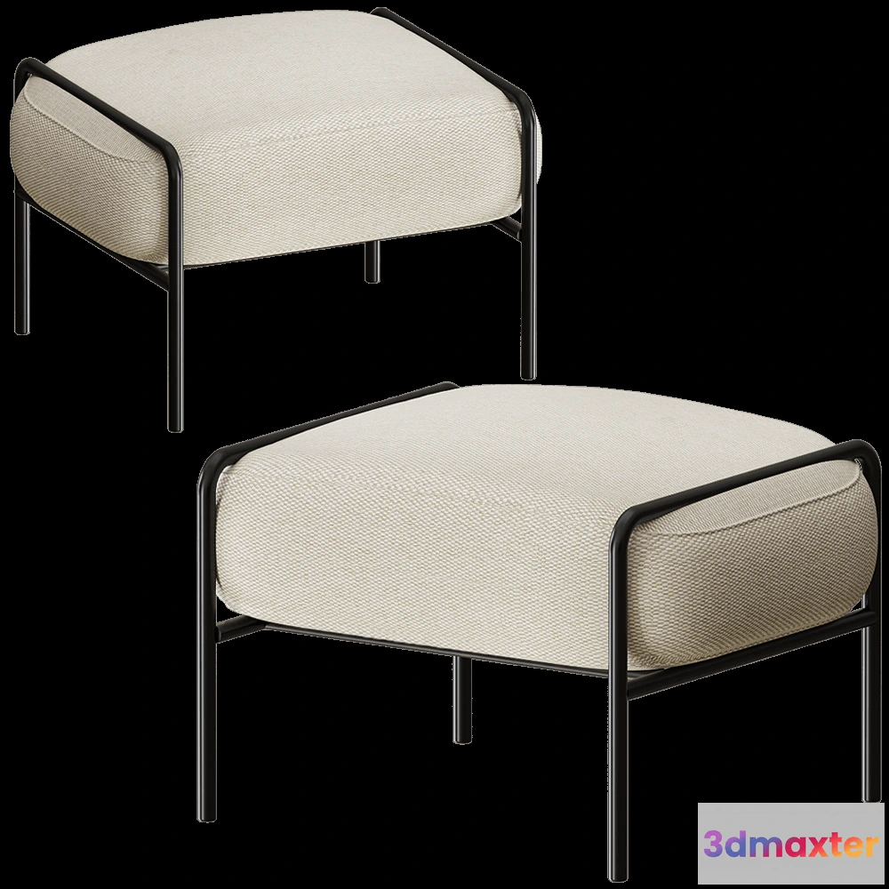 1626834 - NOMA - Ottoman LAIME 3D Max