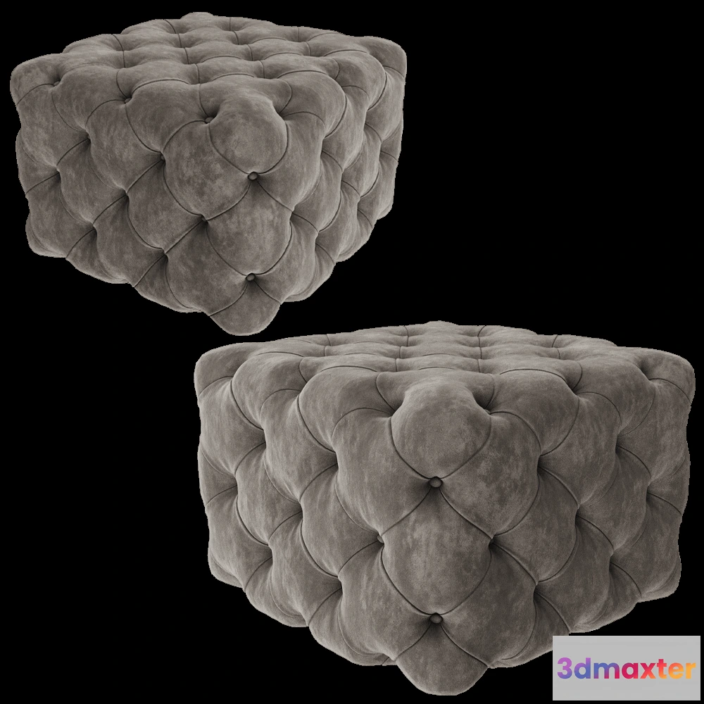 1626868 - Piermaria Design - Pouf CITY QUADRO 3D Max