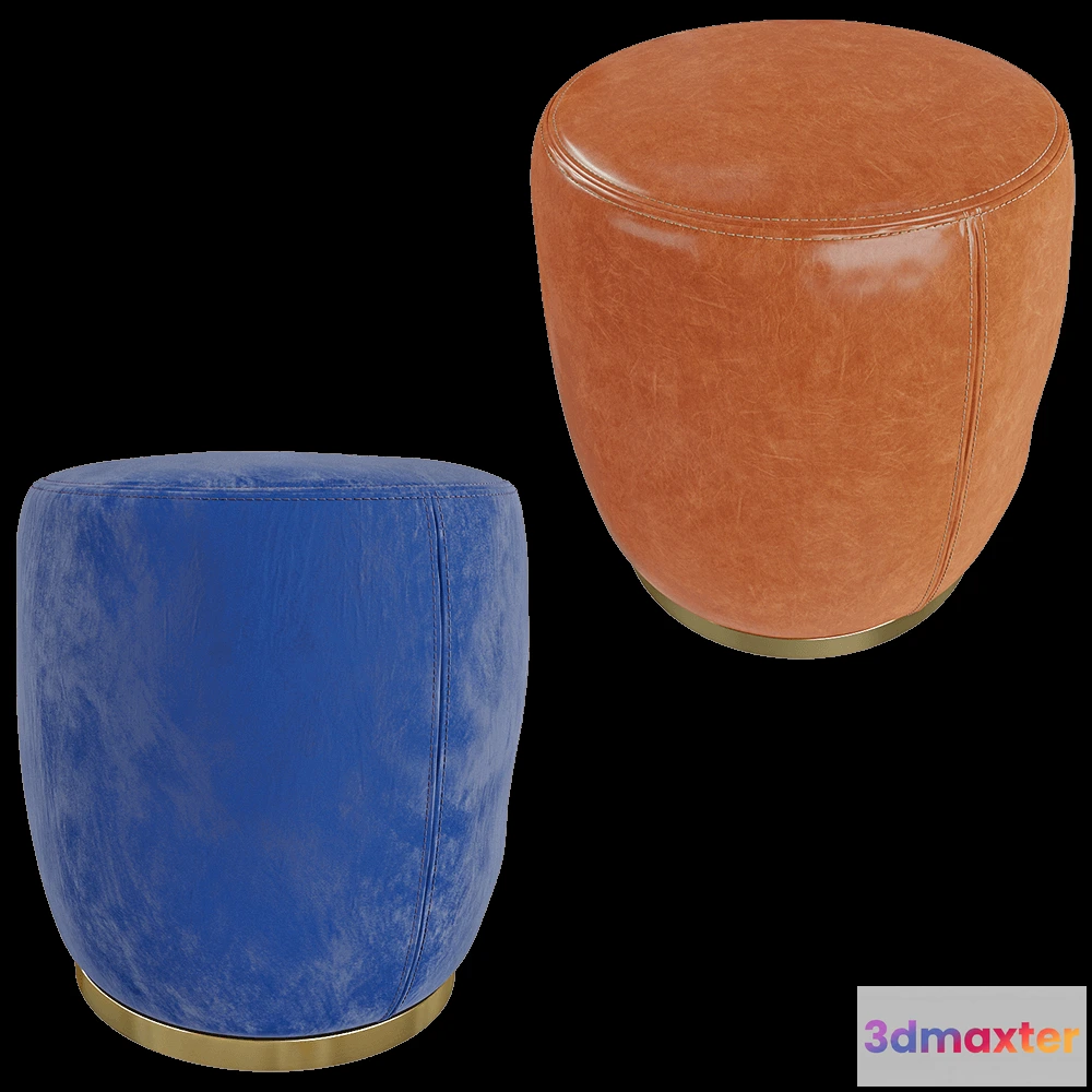 1626932 - SCAPPINI HOME  - Pouf Easy 3D Max