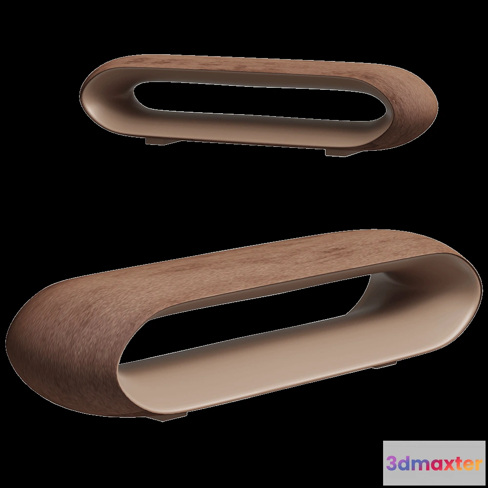 1626954 - Serralunga - Bench Loop Moleskin 3D Max