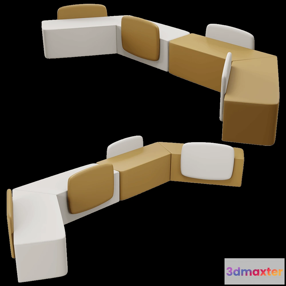 1627014 - Sitlosophy - Modular seating Mantra 3D Max