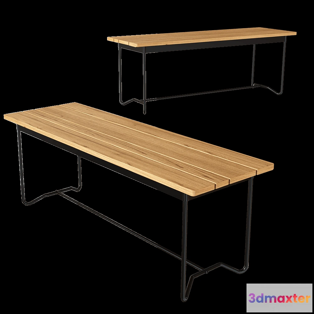 1627022 - Skargaarden - Bench Grinda 3D Max