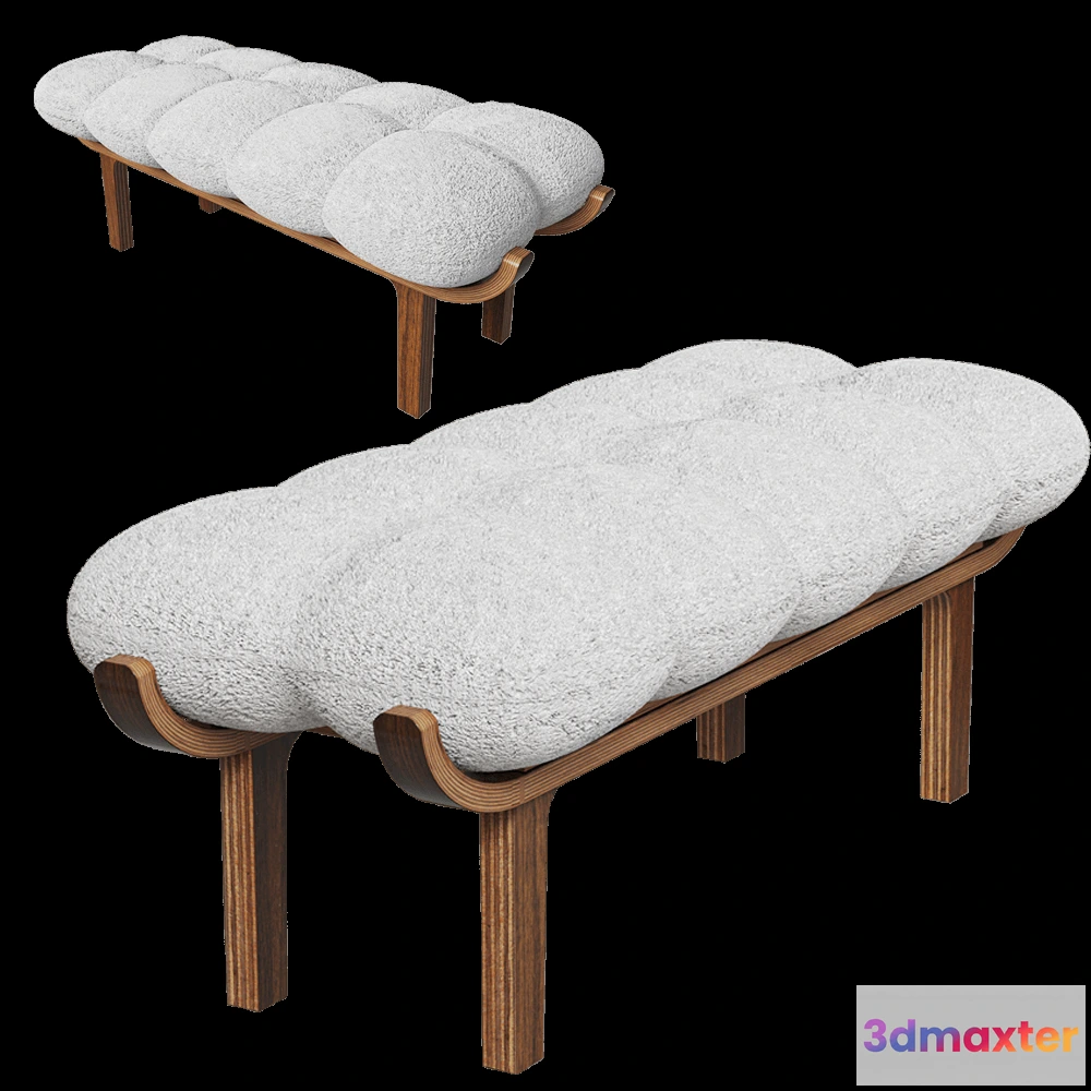 1627032 - SOLLEN - Bench NUAGE 3D Max