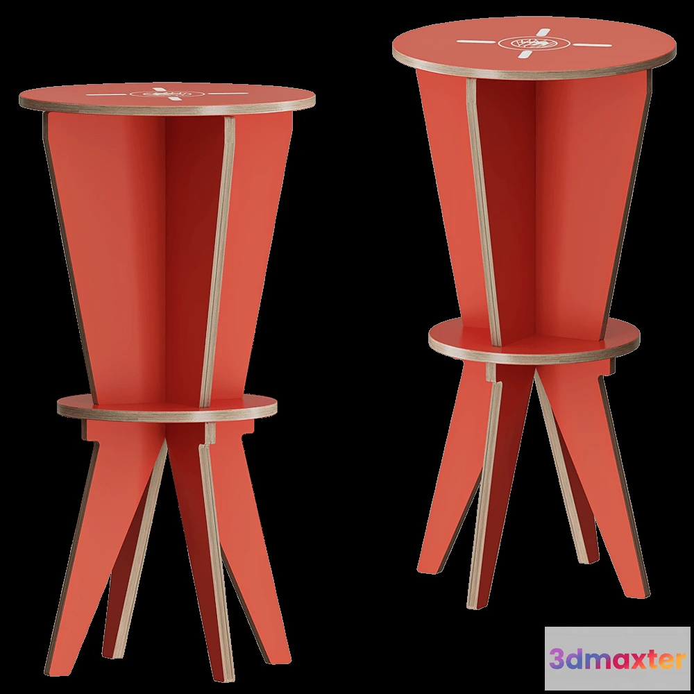 1627040 - Swallow’s Tail Furniture - Stool ST HOCKER 3D Max