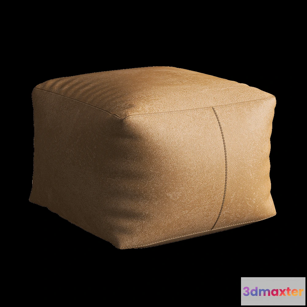 1627064 - Teak House - Pouf Jethro 3D Max