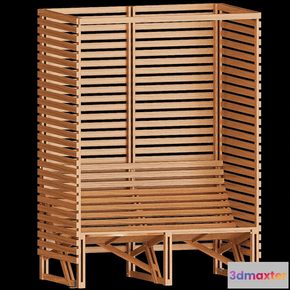 1627766 - Weltevree - Bench Patio High 3D Max