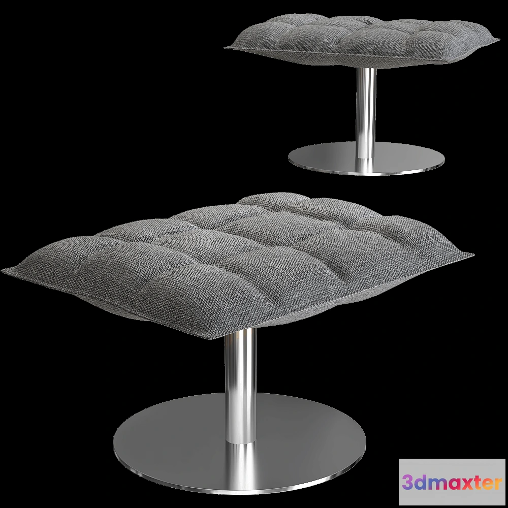 1627782 - Woodnotes - Ottoman K with plate 3D Max