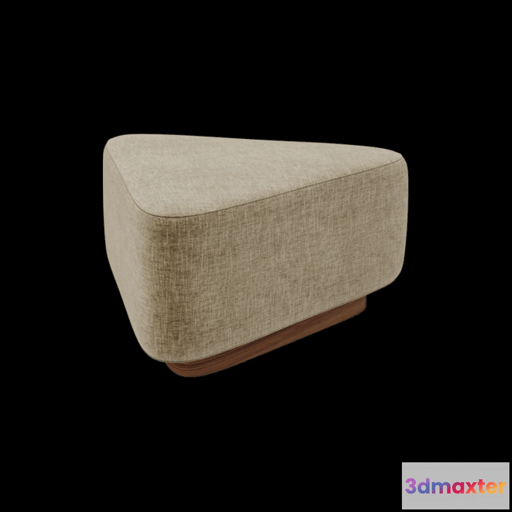 1627788 - Wudus - Triangular Pouf Plump 3D Max