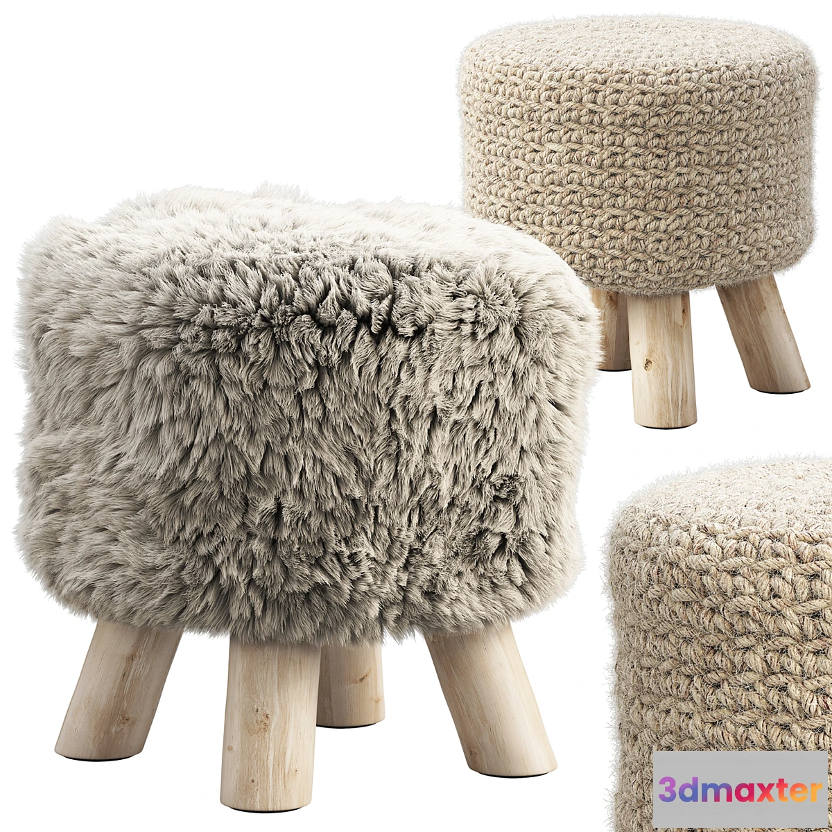 541823 - Joybird Yoli pouf (2 options)
