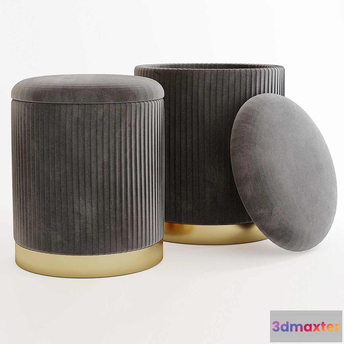 557625 - MY19A205A (small + big) Geneva Ottoman 2 Set