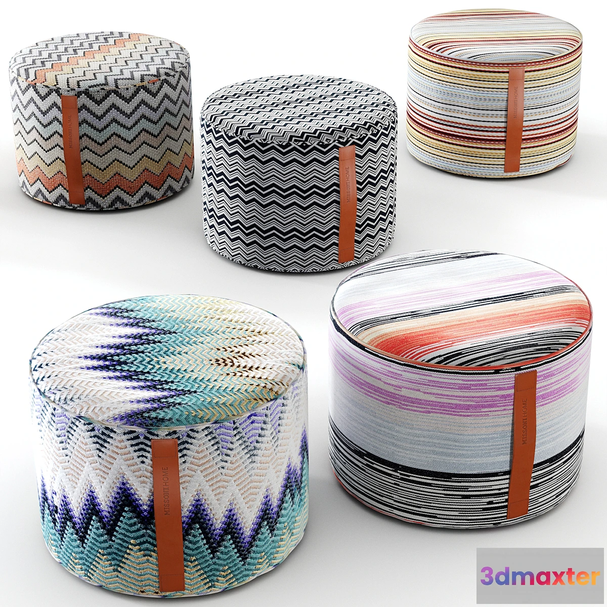 557661 - Missoni home poufs