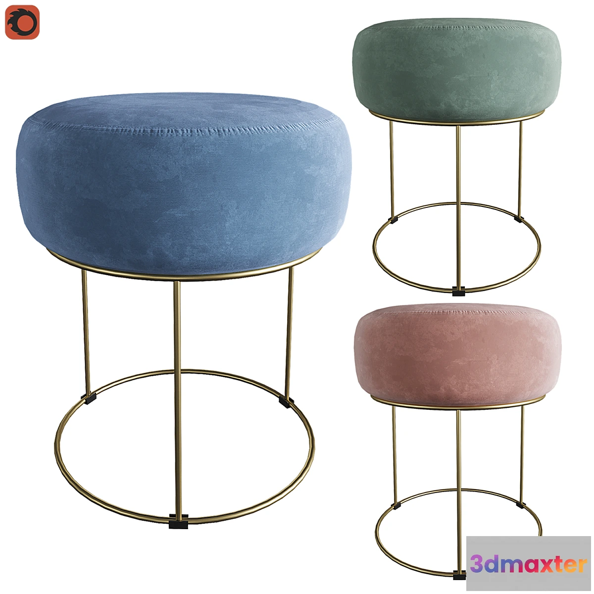 557815 - Pouf Luxore La Redoute