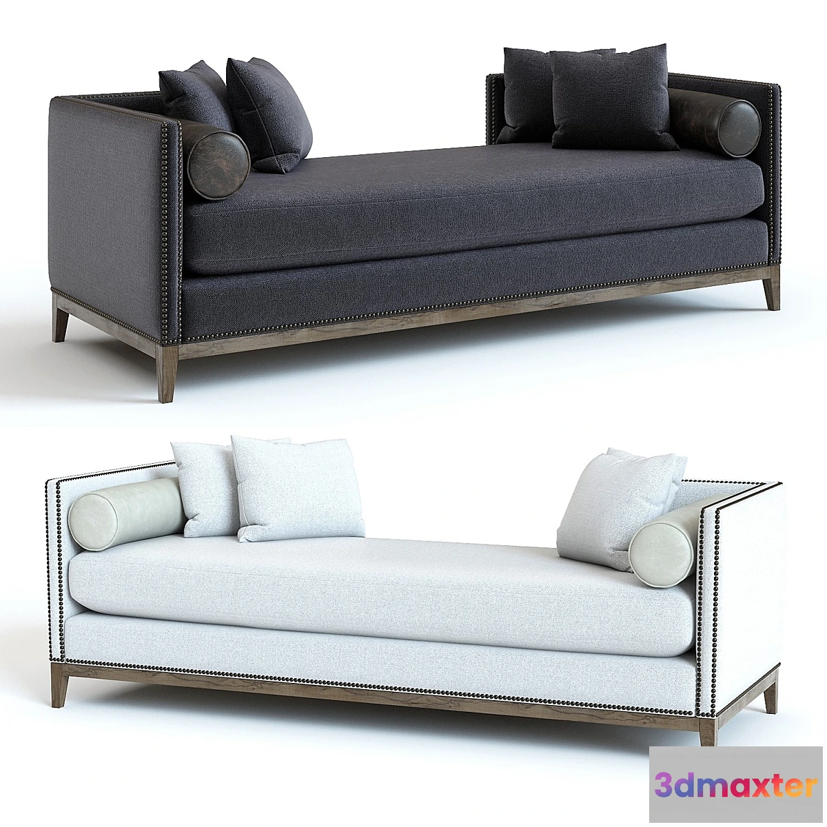 557825 - West Elm Nailhead Double Chaise