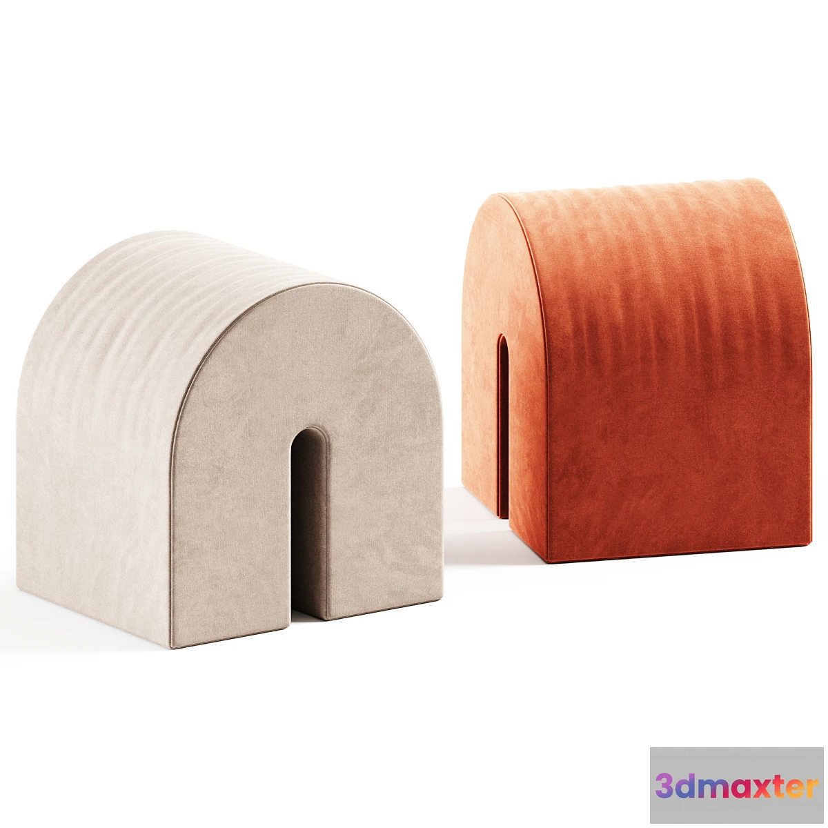 557887 - Curved Pouf by Kristina Dam Studio