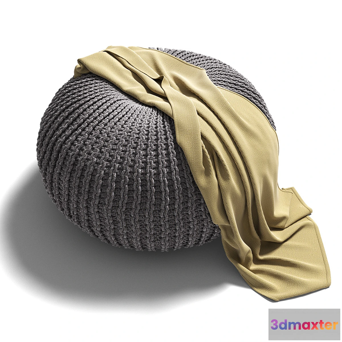 584598 - Knitted pouf - No.2