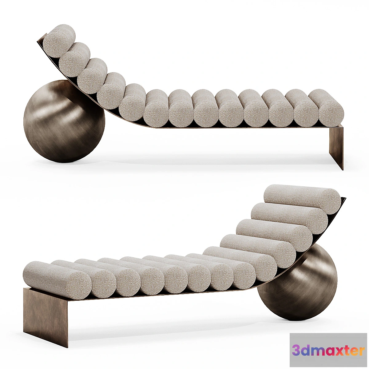 596049 - Couch _ Anna Karlin - Curved chaise