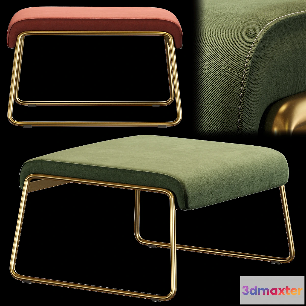 597231 - Scab Design Lisa Lounge pouf