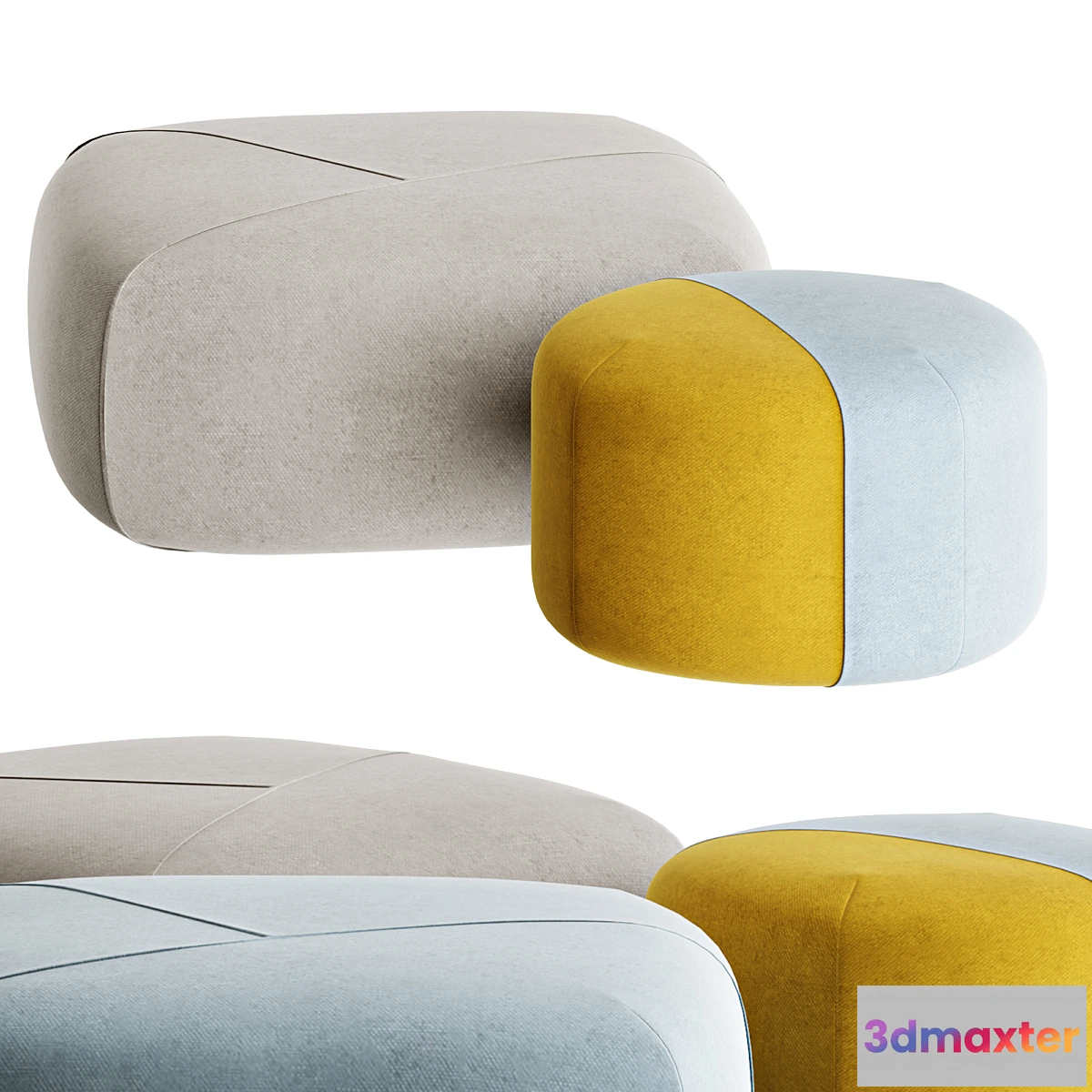 601813 - Miniforms FUROSHIKI  pouf