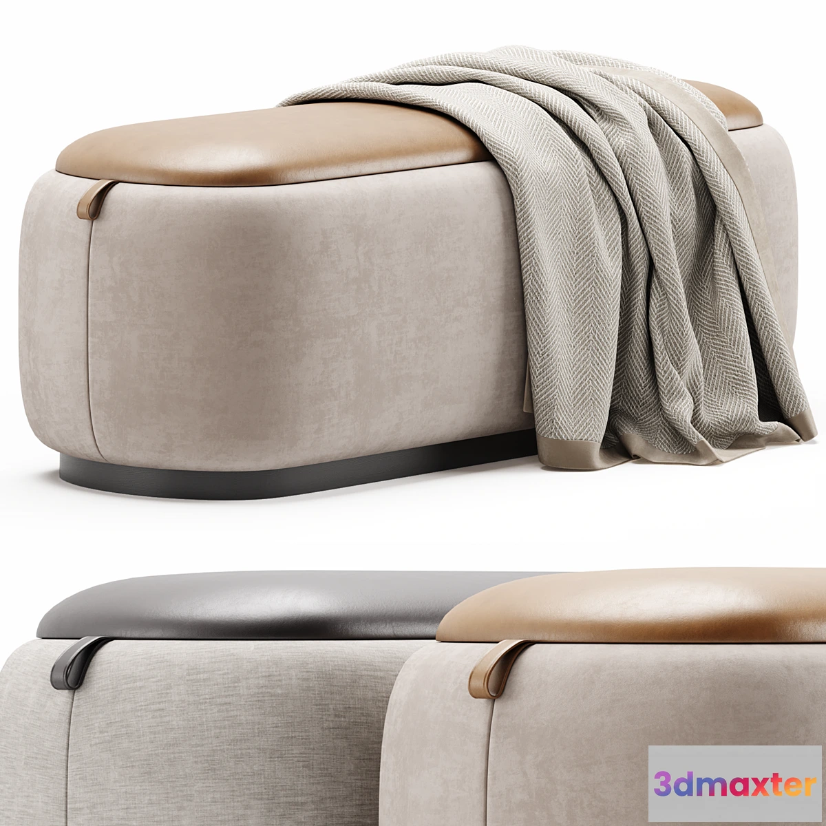 601927 - CUSCO fabric pouf - Laskasas