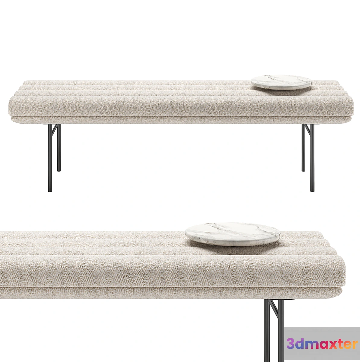 601931 - Pan Flute  Bench by Saba Italia