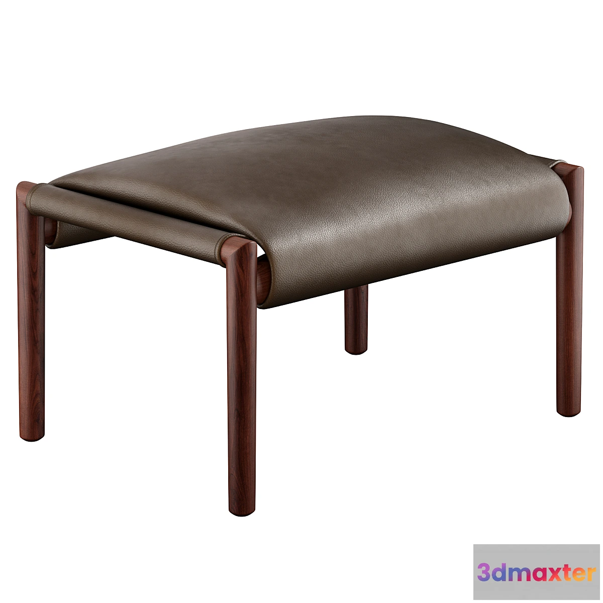601945 - Leather footstool by Poltrona Frau