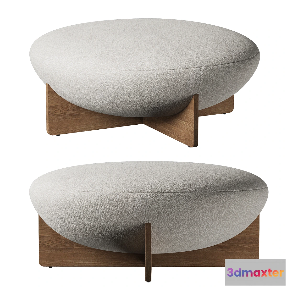 601985 - Dax Large Ottoman Gibson Wheat