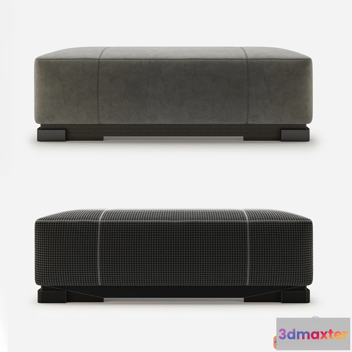 602067 - Baker Star Ottoman by Kara Mann