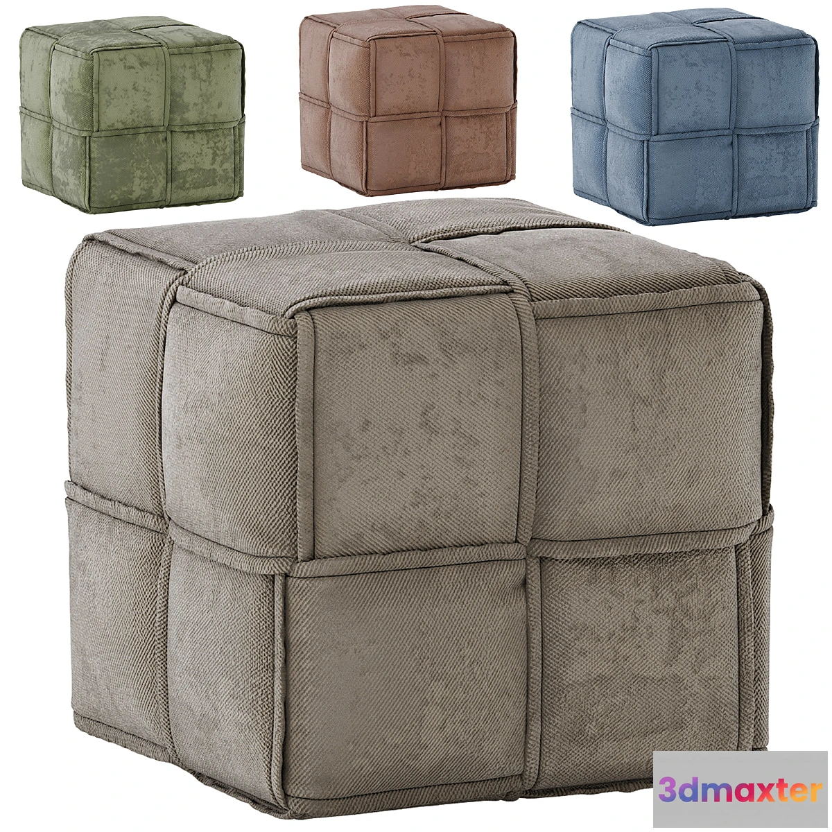 602107 - West Polyester Ottoman