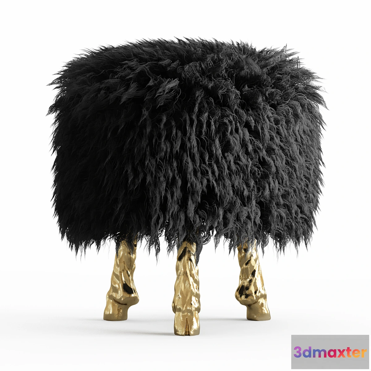 602111 - Mongolian lamb wool chair