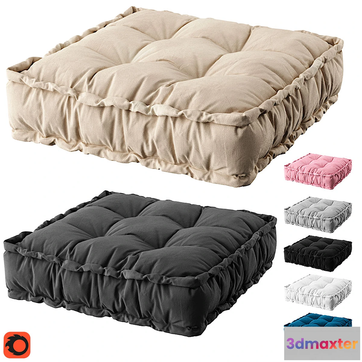 602165 - Modern futon pillow