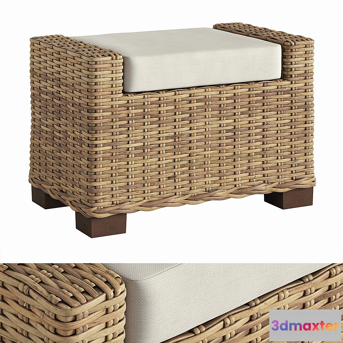 602249 - Lacquered kubu-rattan