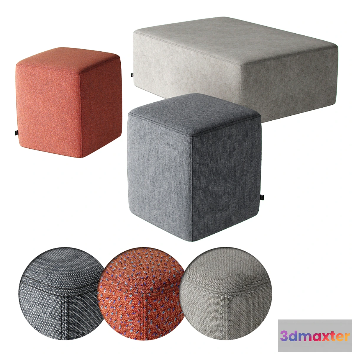 602251 - Hem brick pouf