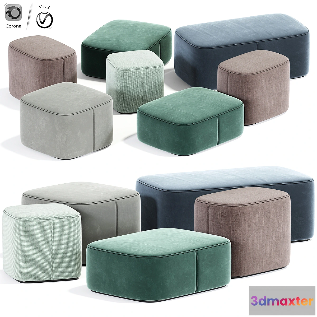 602419 - Alvin maris corner pouf
