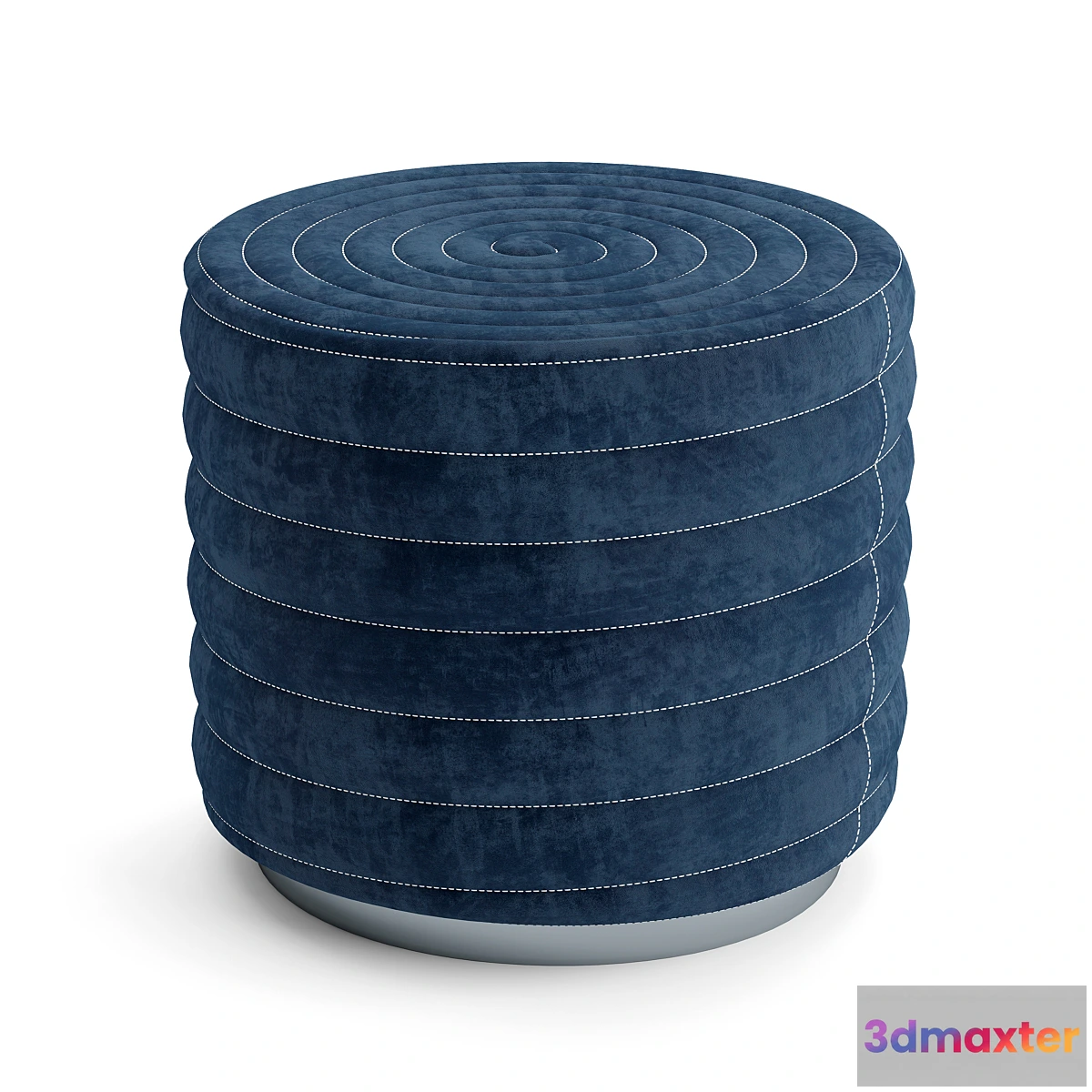 602439 - Round spiral pouf