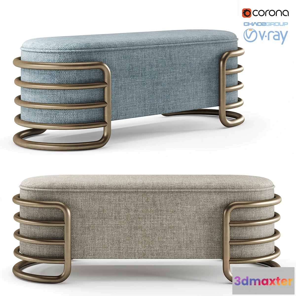 602447 - Porus Studio Eero Bench