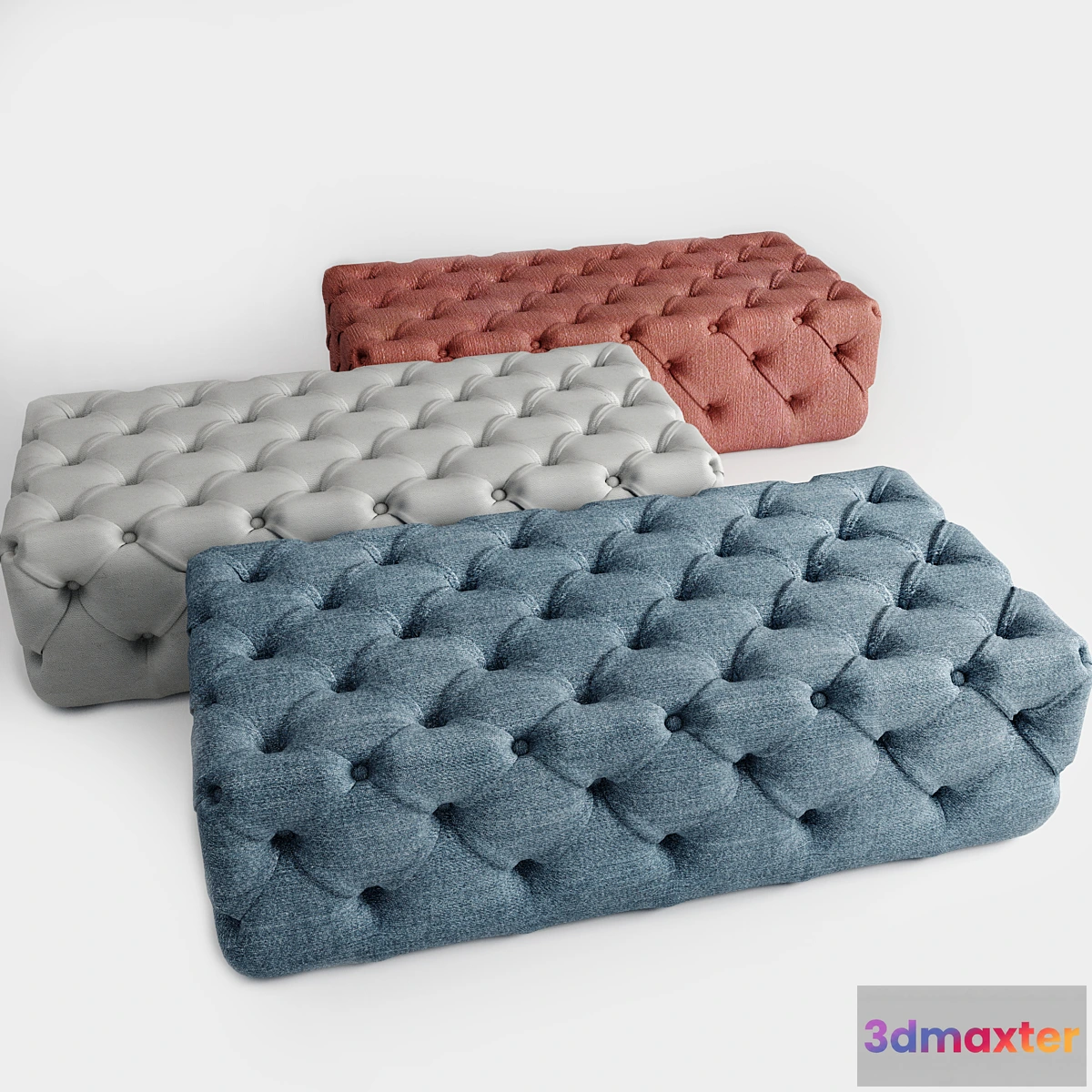 602451 - Capitonné Pouf