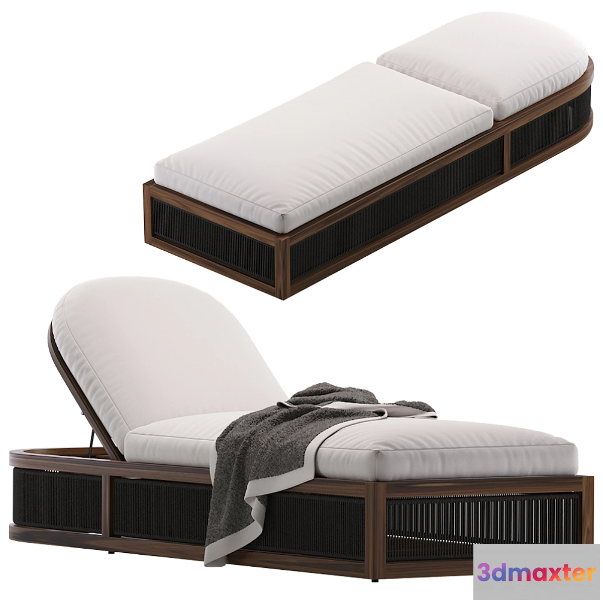 602487 - Coco Republic Como Outdoor Sunlounge