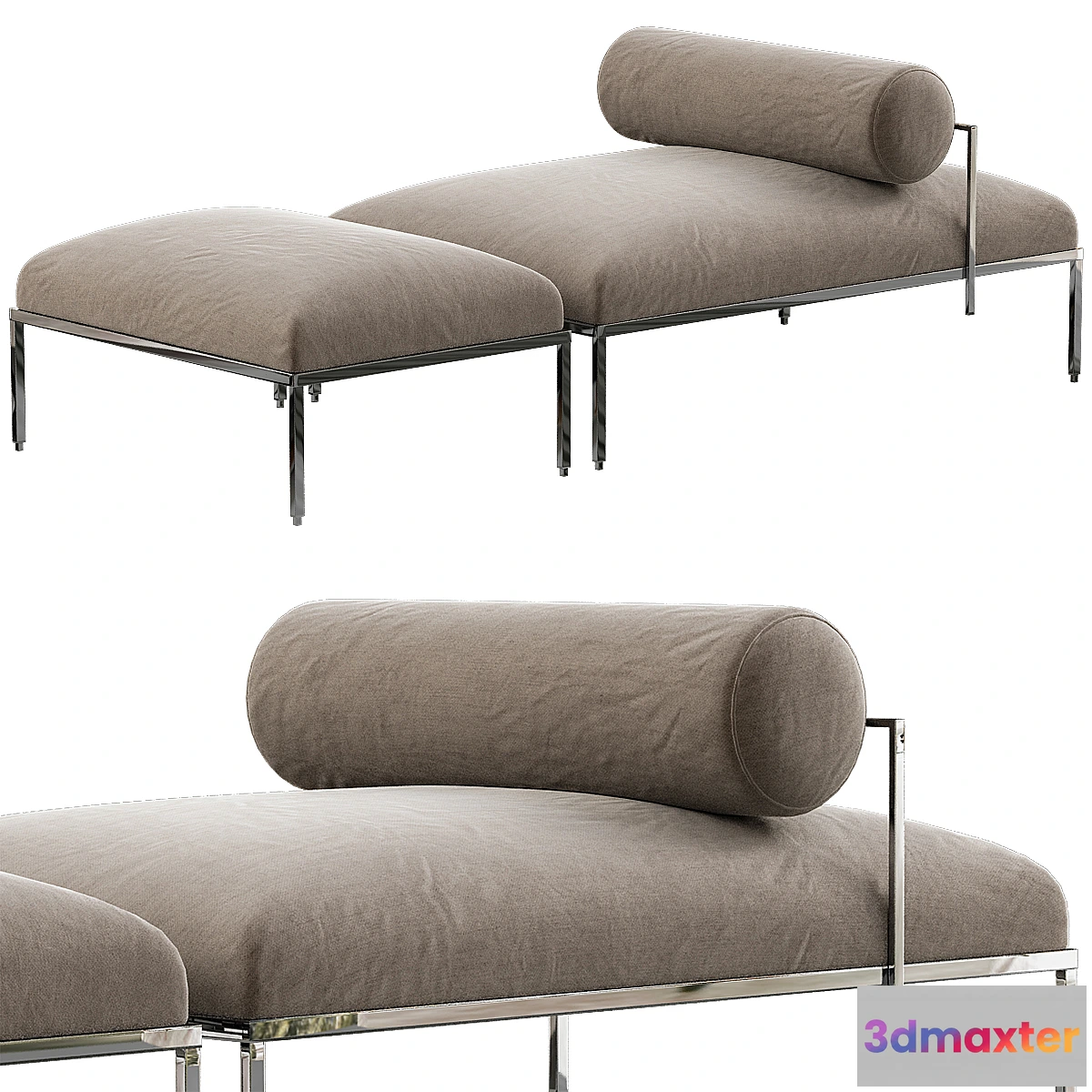 602659 - Gallotti Radice Home Oly Bench and Pouffe