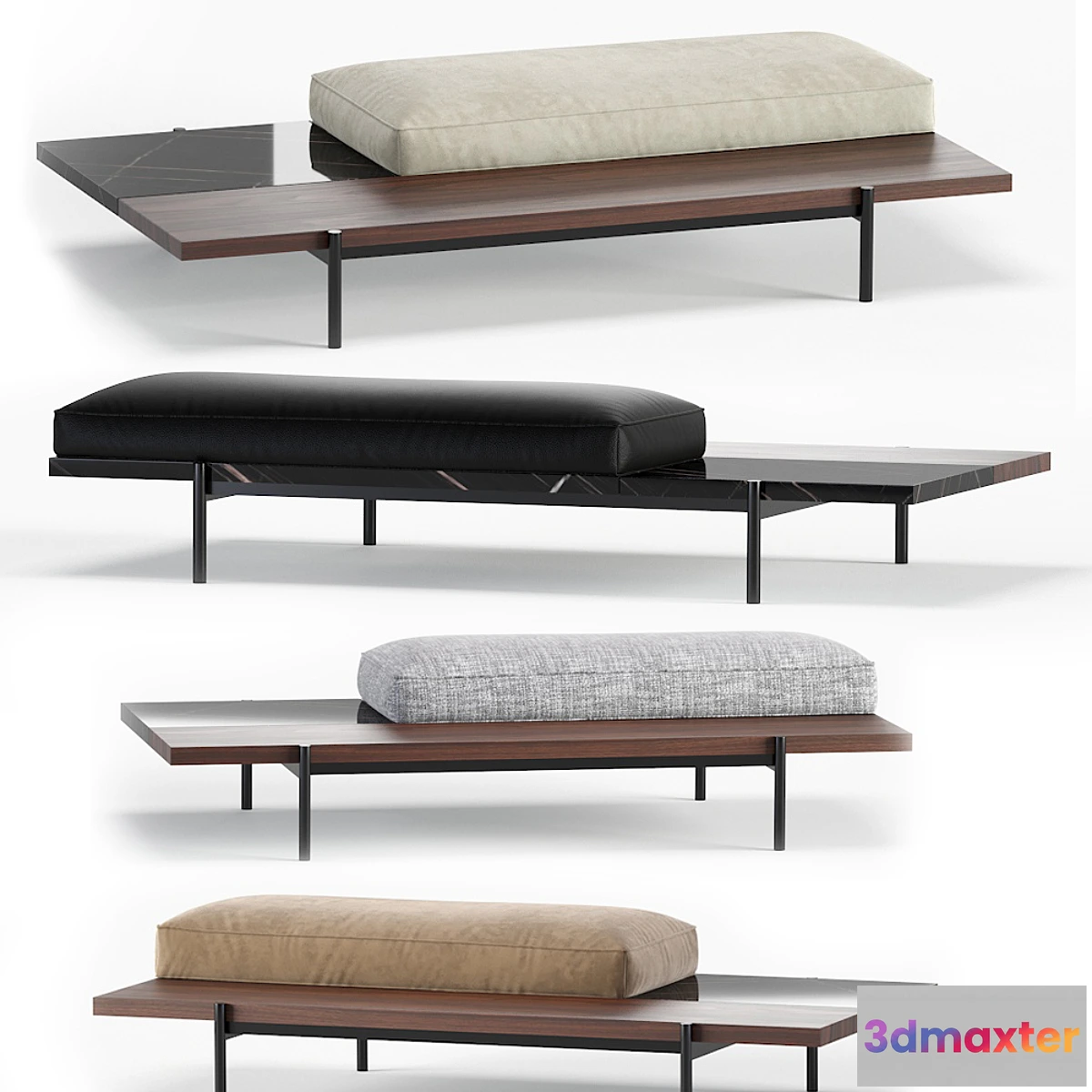 602773 - Superquadra Minotti Pouf 2021 Collection 2 Size