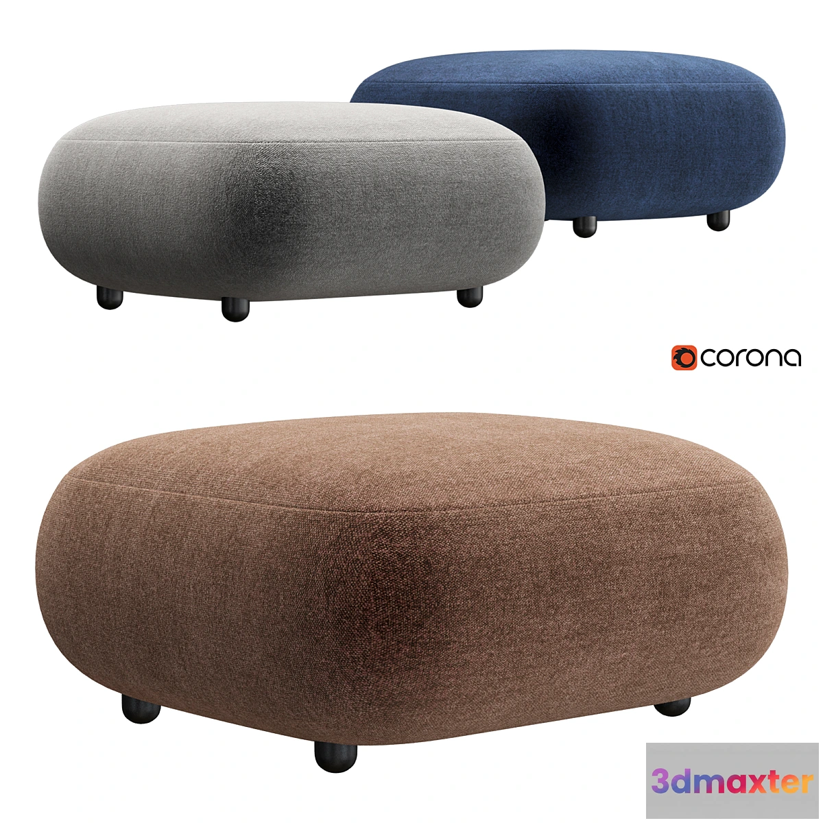 602781 - Sundae Ottoman   Poof