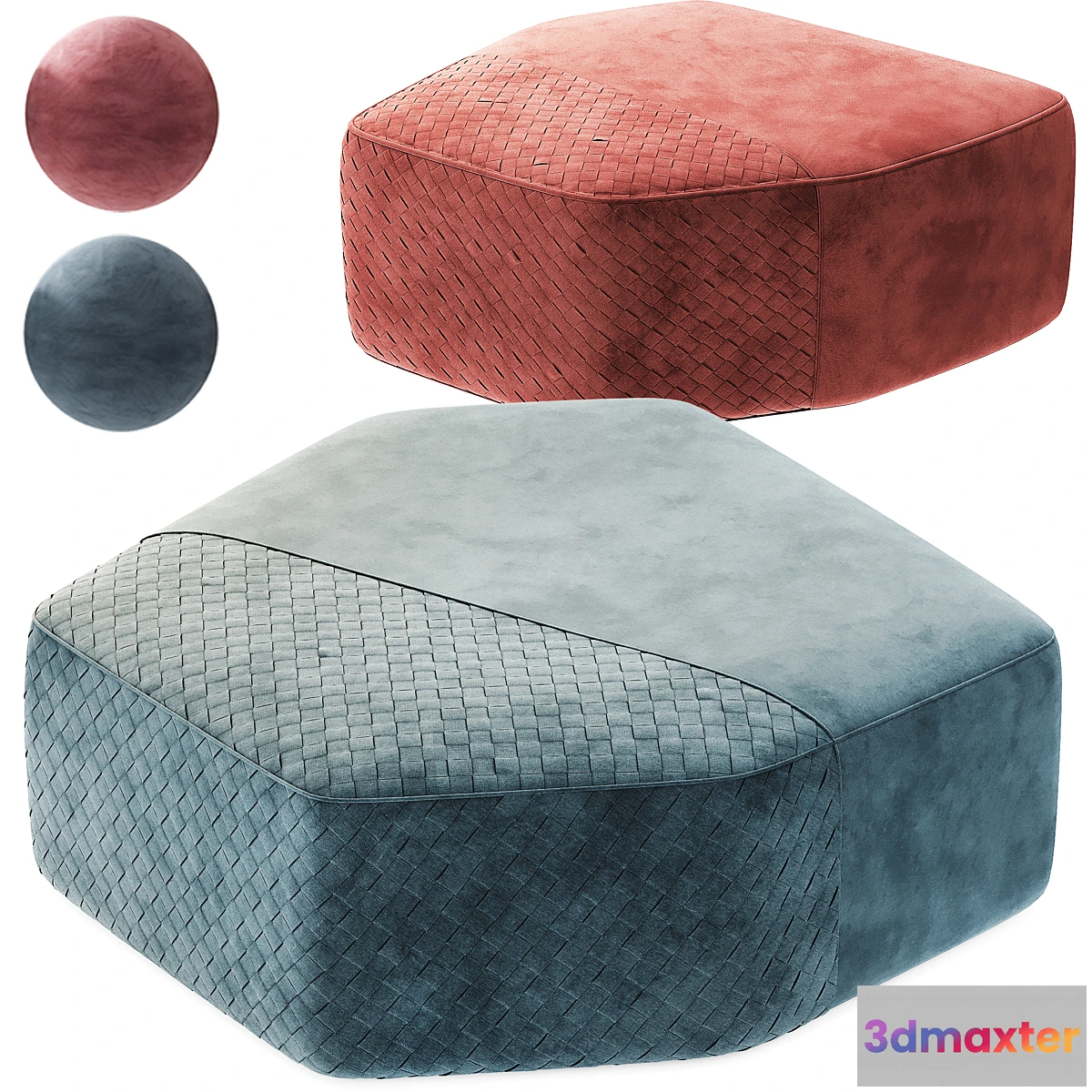 602799 - Ulivi Salotti Dominic Pouf