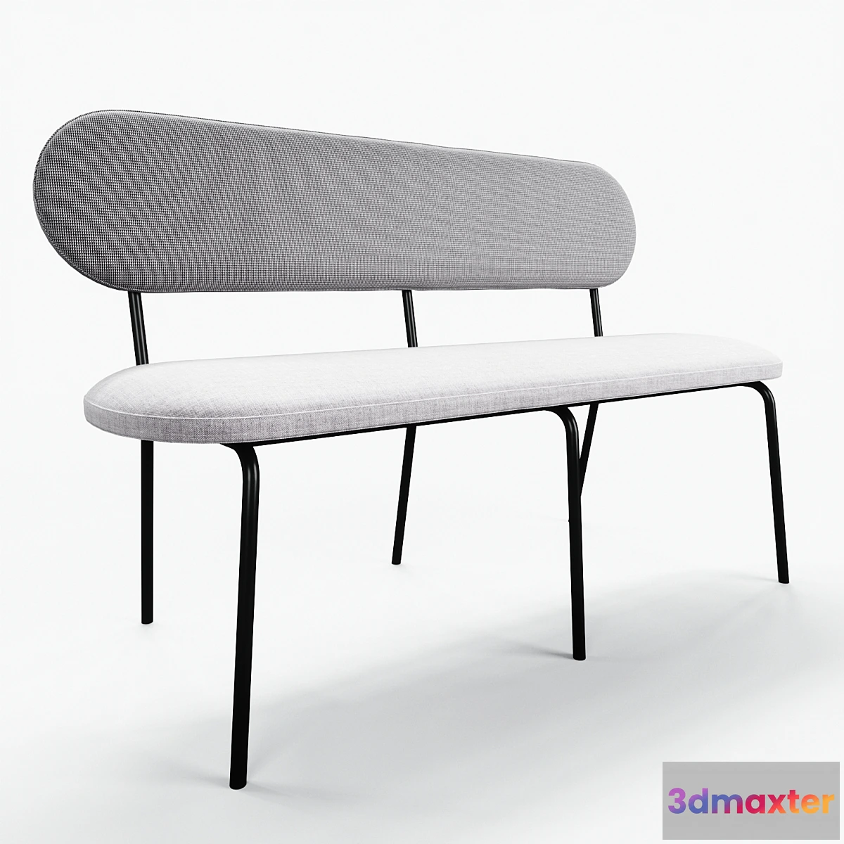 604969 - HKLiving - dining table bench gray