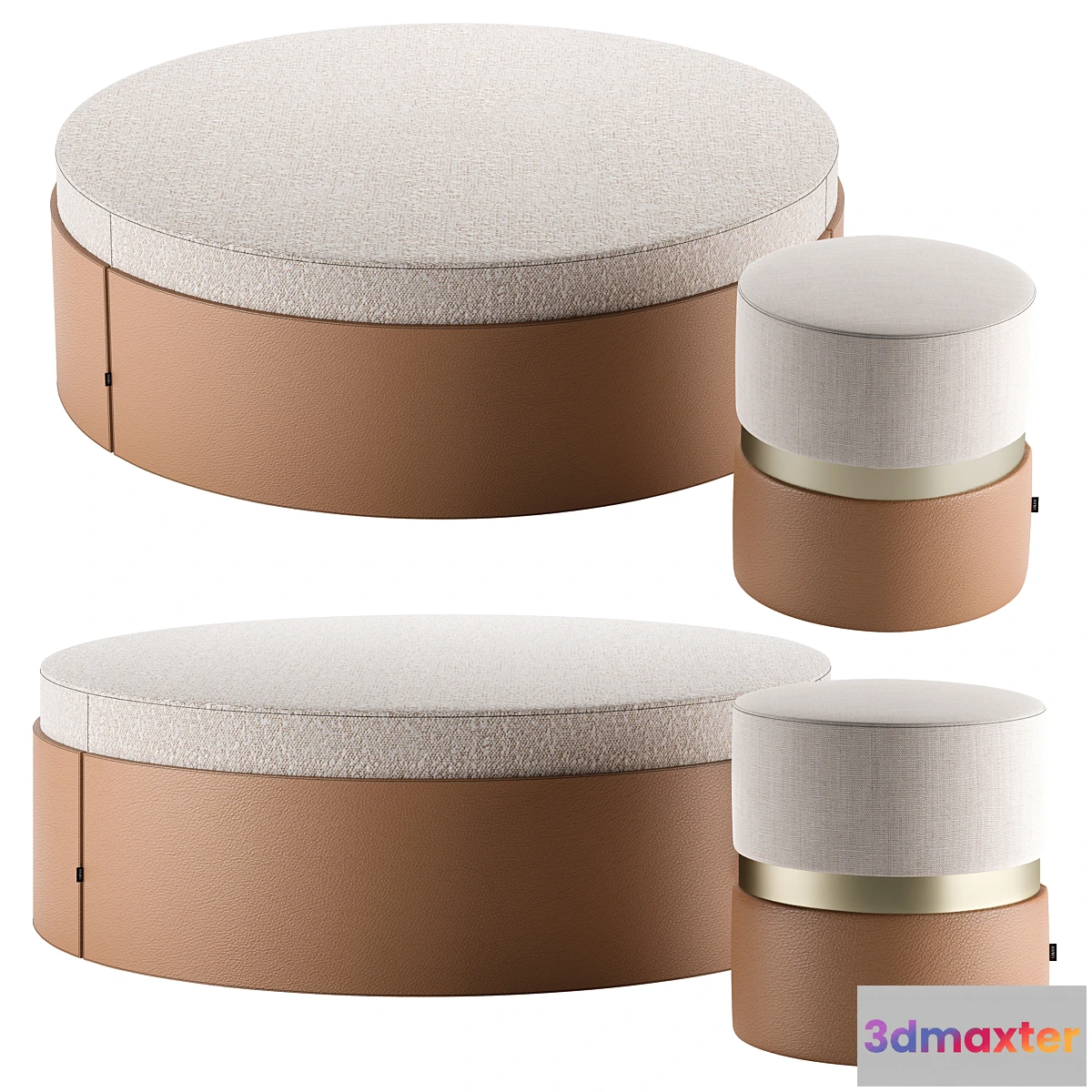 608869 - Jason & Edson Poufs by Laskasas