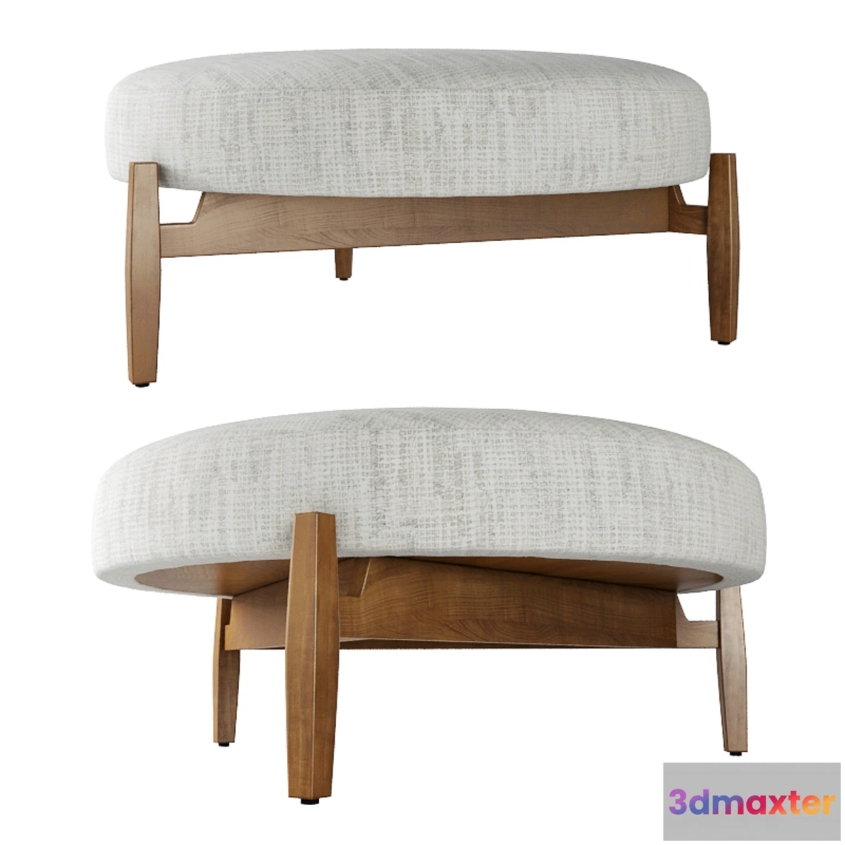 609271 - Ralph Pucci Round Ottoman