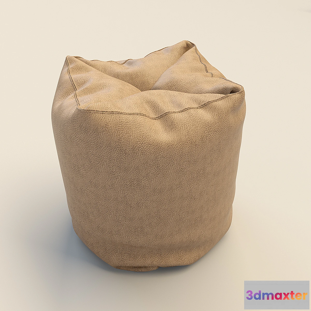 632249 - leather pouffe